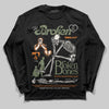 Jordan 4 Retro OG SP Undefeated (2025) DopeSkill Long Sleeve T-Shirt Broken Bones Graphic Streetwear - Black