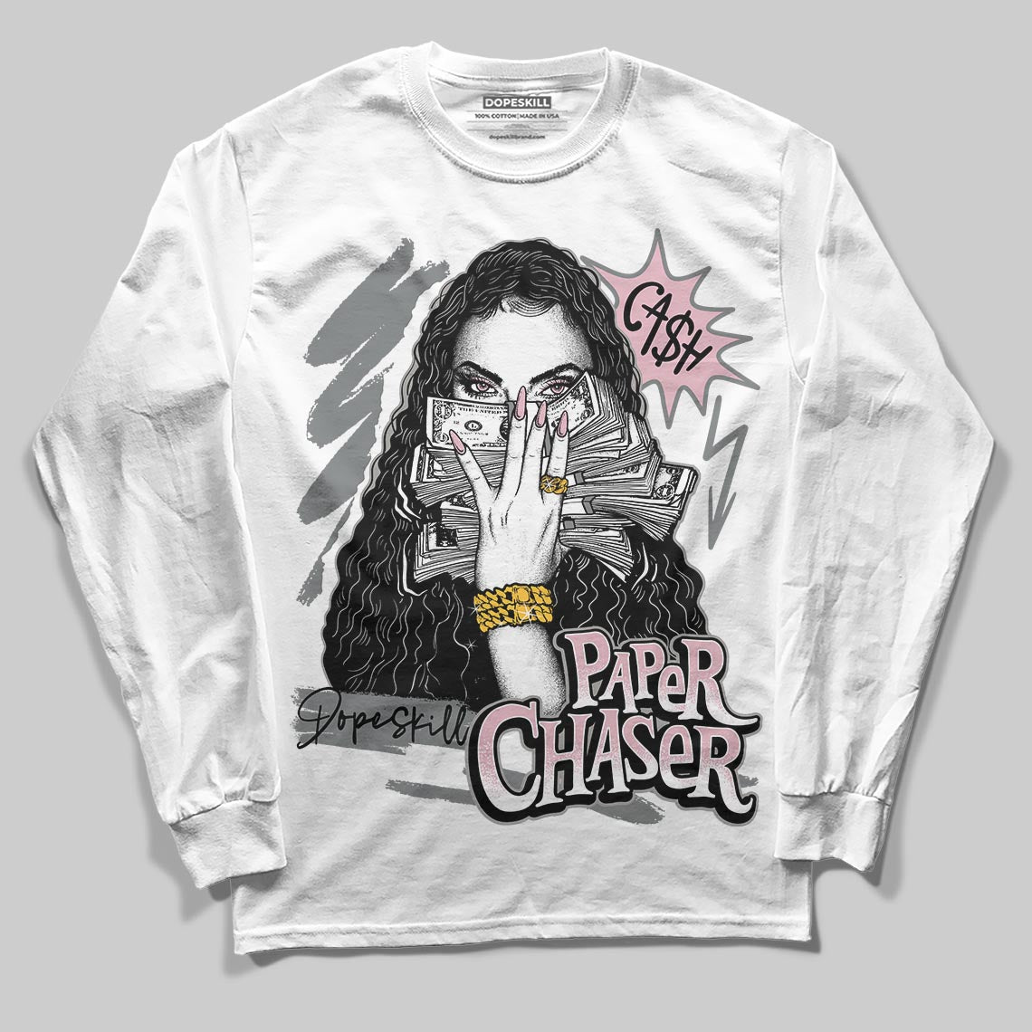 Air Max 95 OG “Pink Foam” DopeSkill Long Sleeve T-Shirt NPC Graphic Streetwear - White