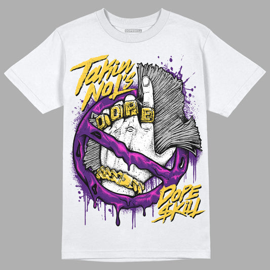 Jordan 12 “Field Purple” DopeSkill T-Shirt Takin No L's Graphic Streetwear - White 