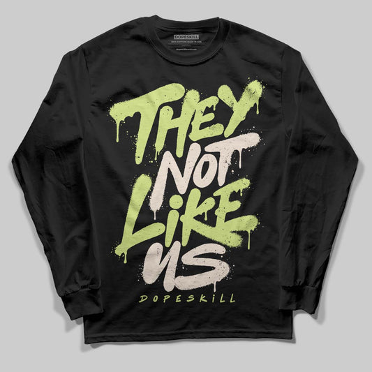 Jordan 5 “Luminous Green” DopeSkill Long Sleeve T-Shirt They Not Like Us Graphic Streetwear