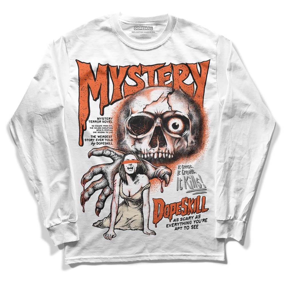 Jordan 3 Georgia Peach DopeSkill Long Sleeve T-Shirt Mystery Ghostly Grasp Graphic Streetwear - White