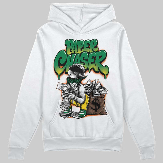 Green Sneakers DopeSkill Hoodie Sweatshirt Paper Chaser Boy Graphic Streetwear - White