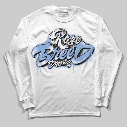 Jordan 4 WMNS 'Forget Me Not' DopeSkill Long Sleeve T-Shirt Rare Breed Type Graphic Streetwear - White