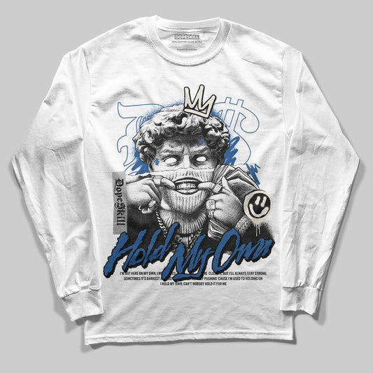 Jordan 1 Low OG “Storm Blue” DopeSkill Long Sleeve T-Shirt In My Way Graphic Streetwear - White