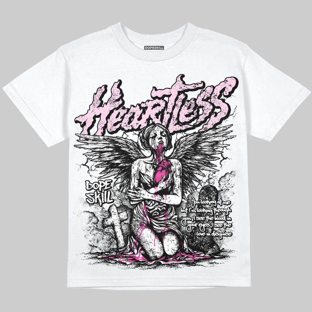 Dunk Low Triple Pink DopeSkill Oversize Print T-Shirt Heartless Graphic Streetwear