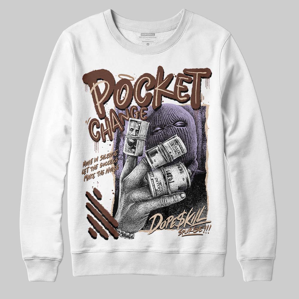 Harris Tweed x Wmns Dunk Low 'Sesame' DopeSkill Sweatshirt Pocket Change Graphic Streetwear - White