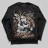 Jordan 4 Retro Cozy Girl DopeSkill Long Sleeve T-Shirt Drip Season Graphic Streetwear - black
