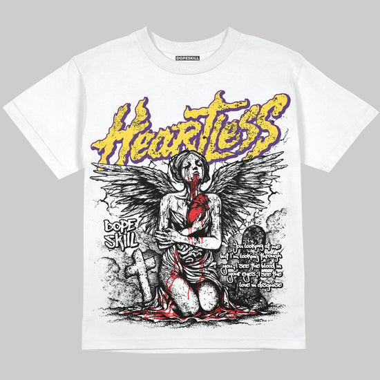 Jordan 12 “Field Purple” DopeSkill Oversize Print T-Shirt Heartless Graphic Streetwear