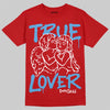 Jordan 11 Retro Cherry DopeSkill T-Shirt True Lover Graphic Streetwear - White