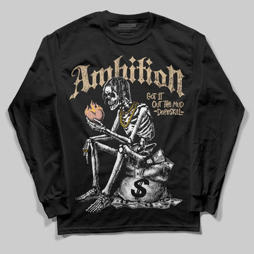 TAN Sneakers DopeSkill Long Sleeve T-Shirt Ambition Graphic Streetwear - black