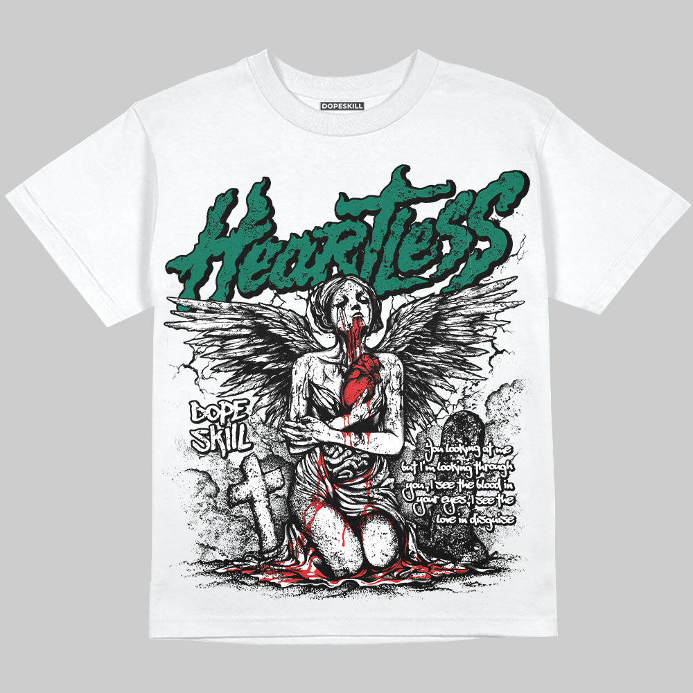 Jordan 4 Retro Oxidized Green DopeSkill Oversize Print T-Shirt Heartless Graphic Streetwear