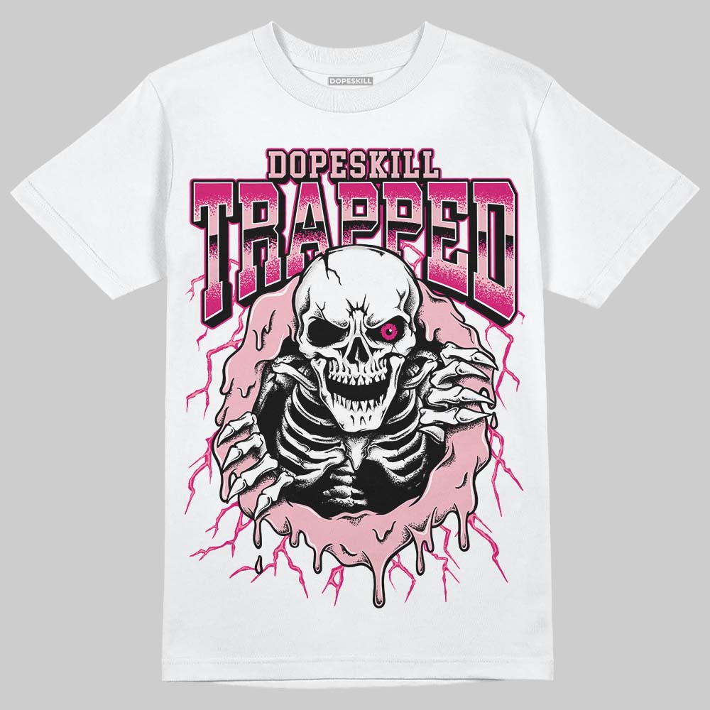 Jordan 1 Mid Coral Chalk T-Shirt| Trapped Halloween DopeSkill