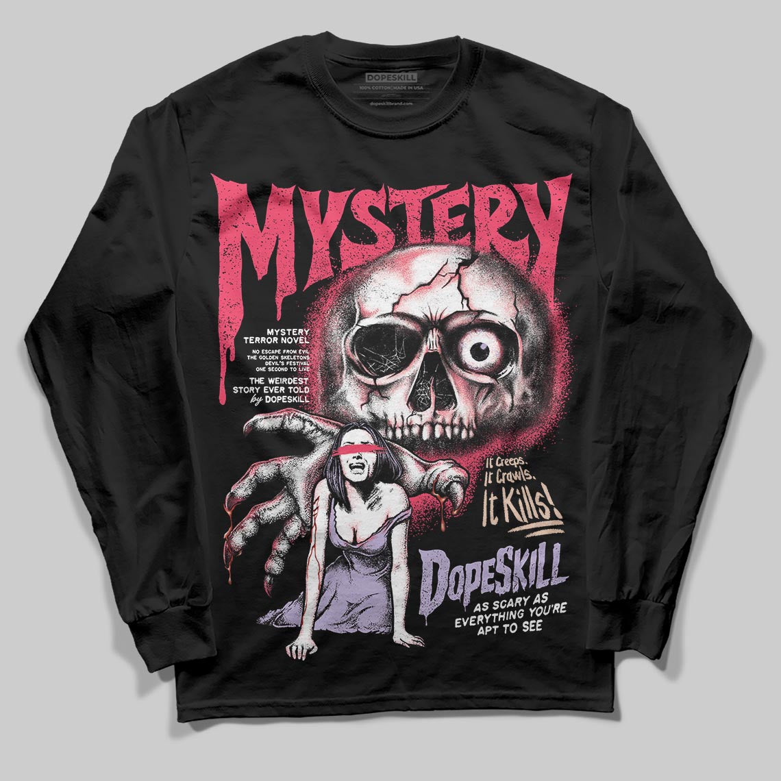 Jordan 5 Low “Peanut Butter Jelly” DopeSkill Long Sleeve T-Shirt Mystery Ghostly Grasp Graphic Streetwear - Black
