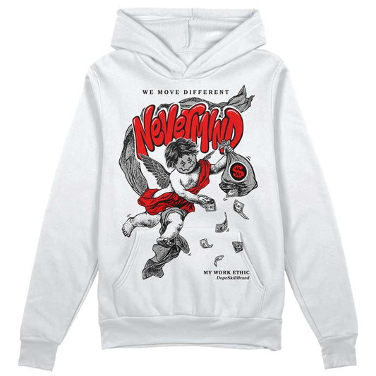 Jordan 1 Low OG “Shadow” DopeSkill Hoodie Sweatshirt Nevermind Graphic Streetwear - White