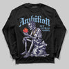 University Blue Sneakers DopeSkill Long Sleeve T-Shirt Ambition Graphic Streetwear - Black