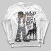 Black and White Sneakers DopeSkill Long Sleeve T-Shirt My Grind Won't Let Me Lose Graphic Streetwear - White