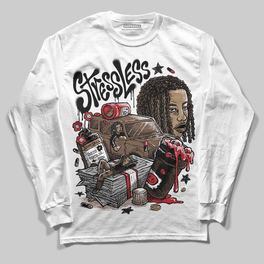 Jordan 9 'Olive' DopeSkill Long Sleeve T-Shirt Stressless Graphic Streetwear - White