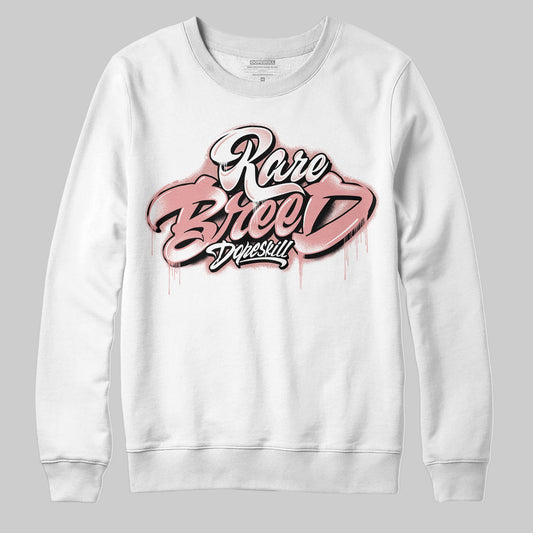 Jordan 40 “Dusty Rose” DopeSkill Sweatshirt Rare Breed Type Graphic Streetwear - White
