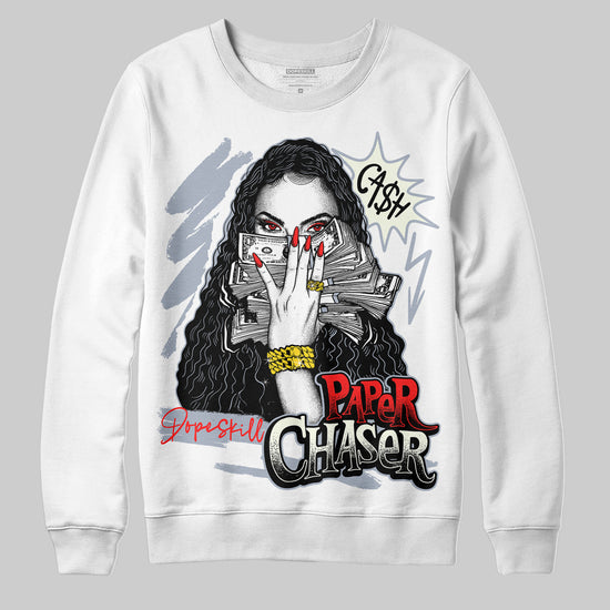 Jordan 3 Retro White Cement Reimagined DopeSkill Sweatshirt NPC Graphic Streetwear - White