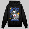 Royal Blue Sneakers DopeSkill Hoodie Sweatshirt Living My Best Life Graphic Streetwear - Black