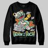 SB Dunk Low Rodeo Tourmaline DopeSkill Sweatshirt Born To Be Rich Graphic Streetwear - Black