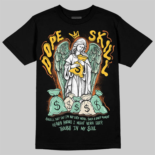 SB Dunk Low Rodeo Tourmaline DopeSkill T-Shirt Angels Graphic Streetwear - Black