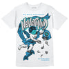 Jordan 4 Retro Military Blue DopeSkill T-Shirt Nevermind Graphic Streetwear - White