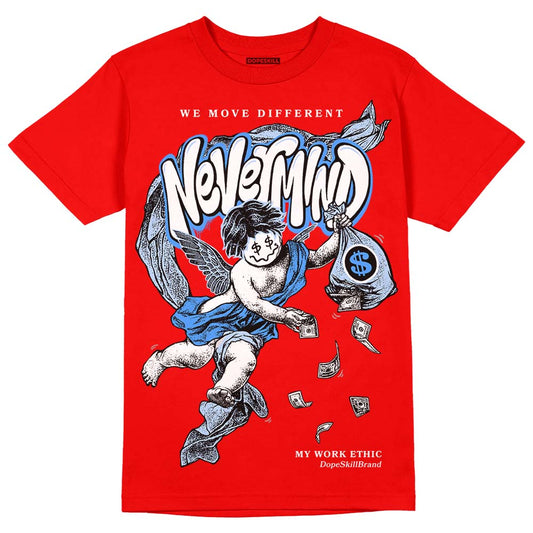 Jordan 11 Retro Cherry DopeSkill Varsity Red T-Shirt Nevermind Graphic Streetwear