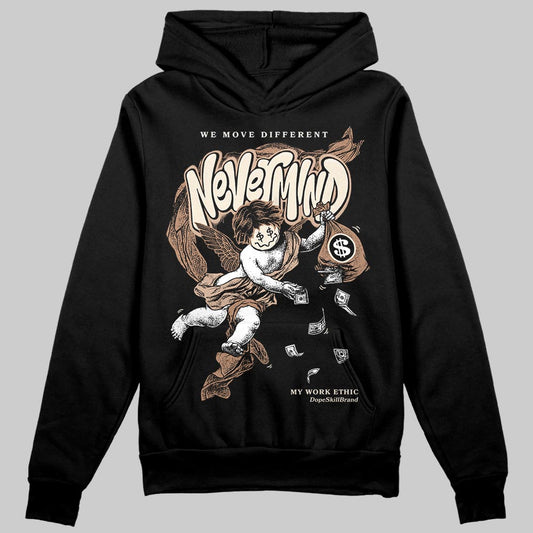 Jordan 4 Retro Cozy Girl DopeSkill Hoodie Sweatshirt Nevermind Graphic Streetwear - black