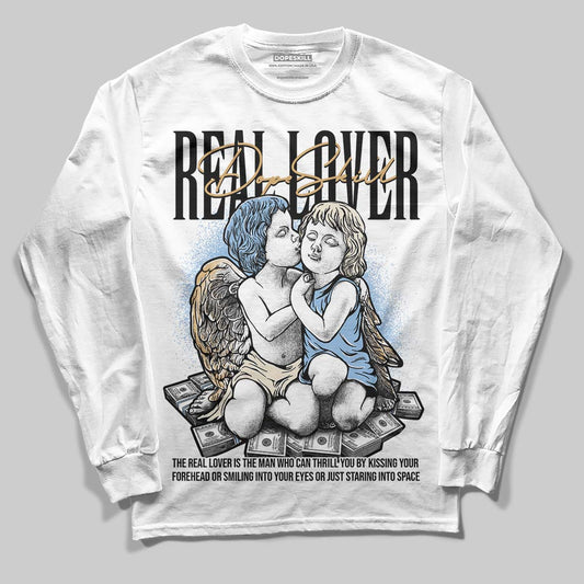 Nike Air Diamond Turf Must Be the Money DopeSkill Long Sleeve T-Shirt Real Lover Graphic Streetwear - White