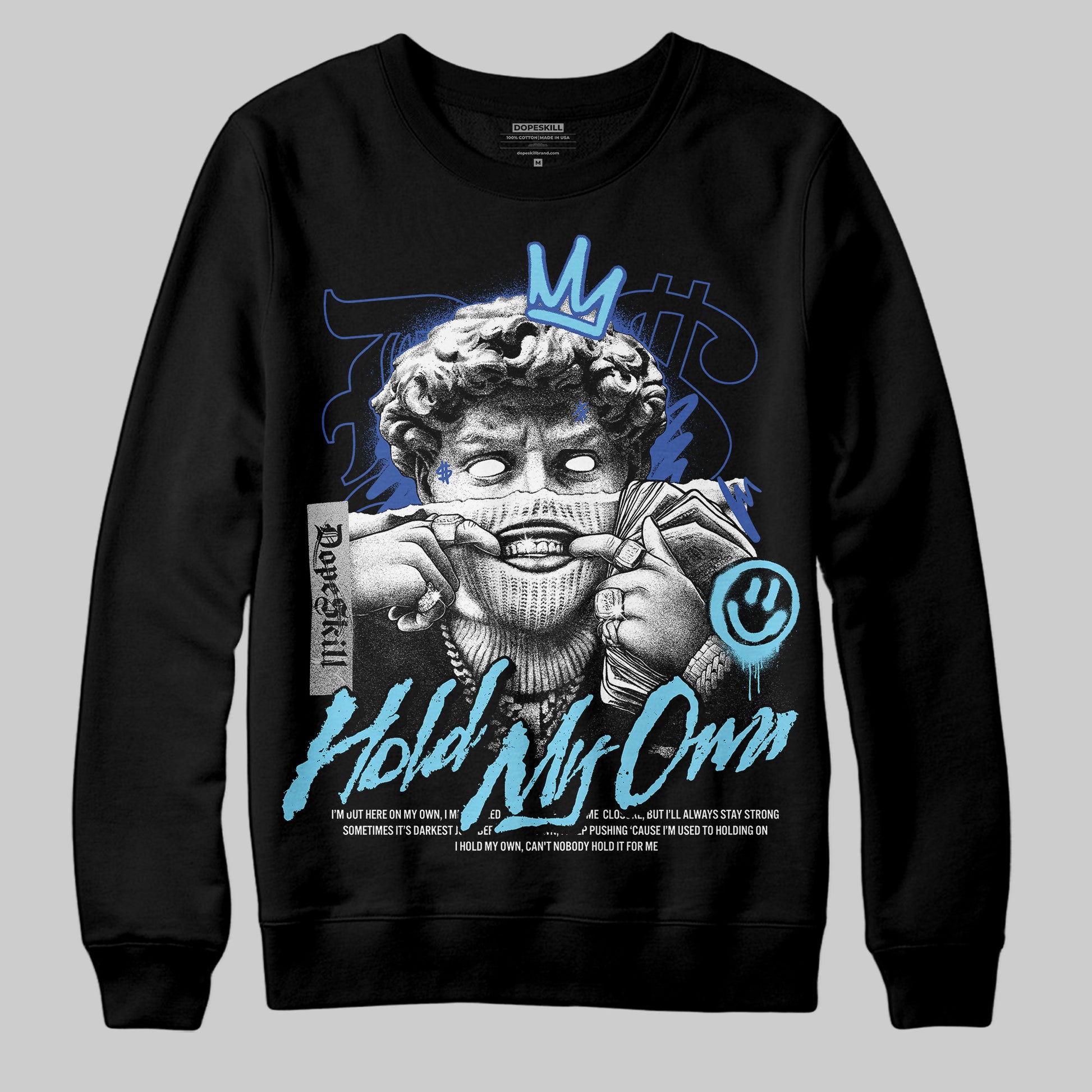 Dunk Low Argon DopeSkill Sweatshirt In My Way Graphic Streetwear - Black