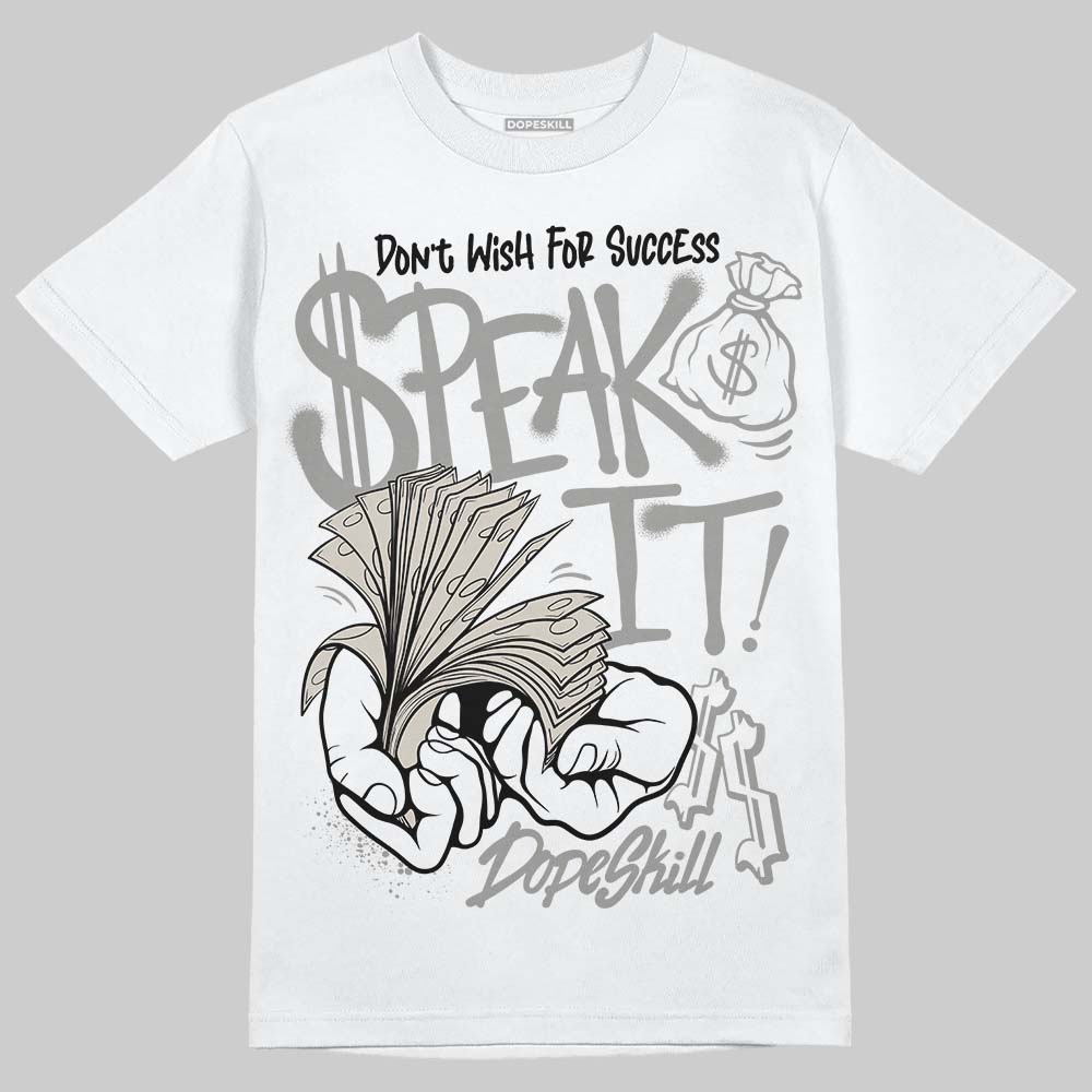 Jordan 3 Retro Pure Money DopeSkill T-Shirt Speak It Graphic Streetwear - White