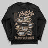 Jordan 4 Retro Cozy Girl DopeSkill Long Sleeve T-Shirt The Mouth With No Droughts Graphic Streetwear - Black