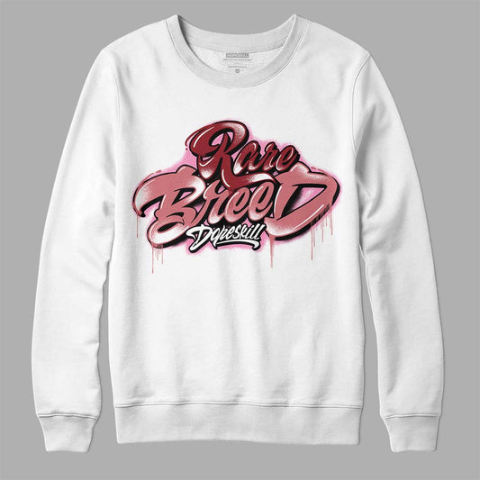 Valentine's Day Collection DopeSkill Sweatshirt Rare Breed Type Graphic Streetwear - White
