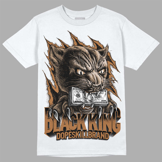 Jordan 3 Retro Palomino DopeSkill T-Shirt Black King Graphic Streetwear - White
