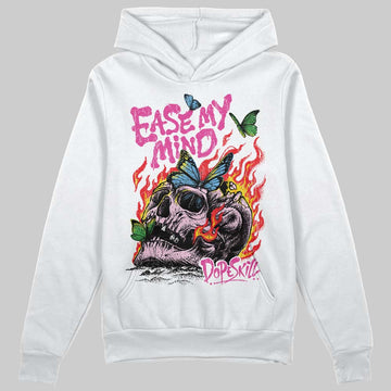 Pink Sneakers DopeSkill Hoodie Sweatshirt Ease My Mind Graphic Streetwear - White