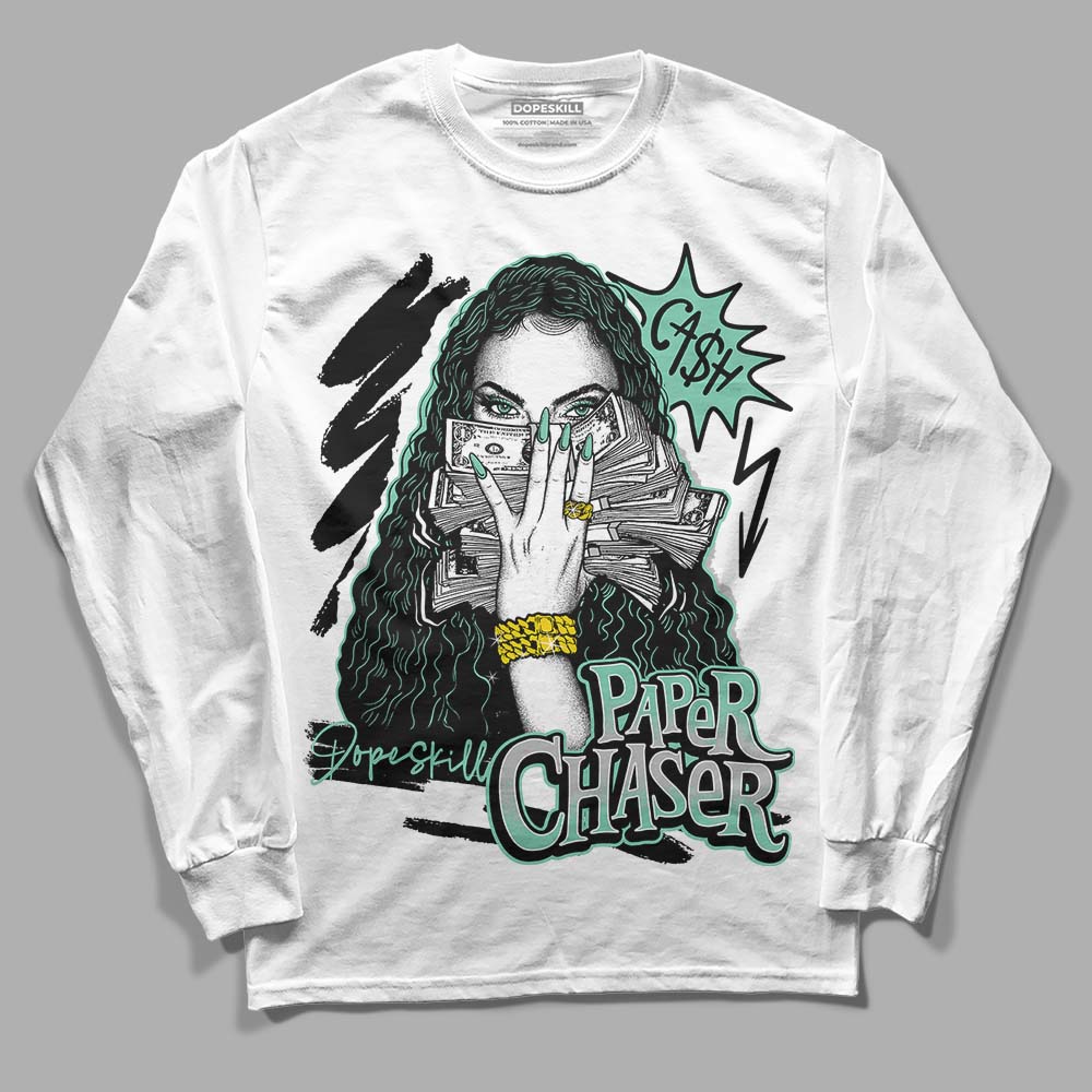 Jordan 3 "Green Glow" DopeSkill Long Sleeve T-Shirt NPC Graphic Streetwear - White