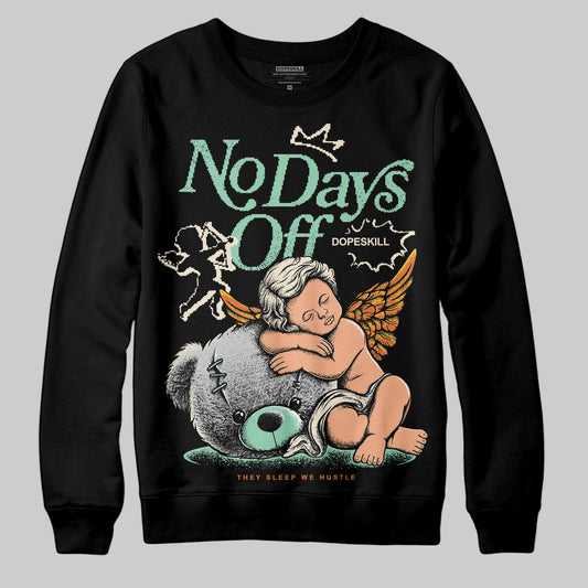 SB Dunk Low Rodeo Tourmaline DopeSkill Sweatshirt New No Days Off Graphic Streetwear - Black