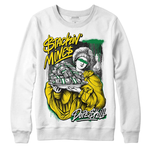 Dunk Low Reverse Brazil DopeSkill Sweatshirt Stackin Mines Graphic Streetwear - White