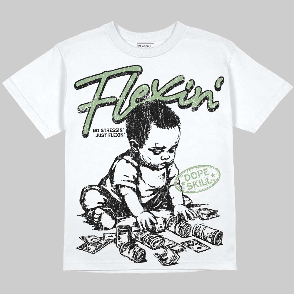 Jordan 4 Retro “Seafoam” DopeSkill Oversize Print T-Shirt Flexin' Graphic Streetwear