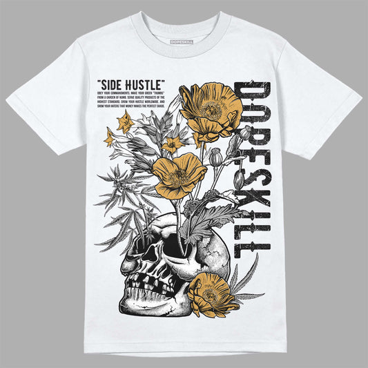 Jordan 11 "Gratitude" DopeSkill T-Shirt Side Hustle Graphic Streetwear - White