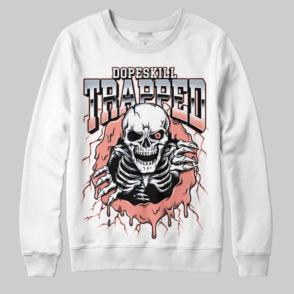 DJ Khaled x Jordan 5 Retro ‘Crimson Bliss’ DopeSkill Sweatshirt Trapped Halloween Graphic Streetwear - White