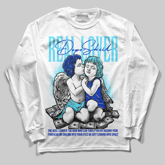 Dunk Low Argon DopeSkill Long Sleeve T-Shirt Real Lover Graphic Streetwear - White