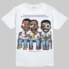 University Blue Sneakers DopeSkill T-Shirt First Sunday Graphic Streetwear - White