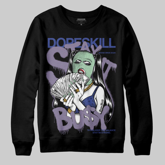 Jordan 1 Retro Low OG Zion Williamson Voodoo Alternate DopeSkill Sweatshirt Stay It Busy Graphic Streetwear - Black
