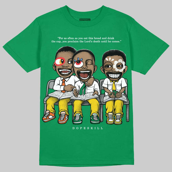 Green Sneakers DopeSkill T-Shirt First Sunday Graphic Streetwear - Irish Green