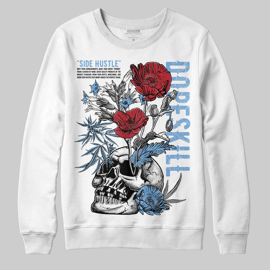 Jordan 12 Retro 'Melo' DopeSkill Sweatshirt Side Hustle Graphic Streetwear - White