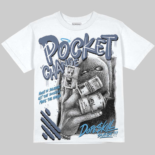 Jordan 11 Retro Low Diffused Blue DopeSkill Oversize Print T-Shirt Pocket Change Graphic Streetwear