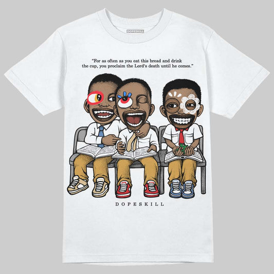 Jordan 11 "Gratitude" DopeSkill T-Shirt First Sunday Graphic Streetwear - White