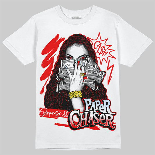 Jordan 11 Retro Cherry DopeSkill T-Shirt NPC Graphic Streetwear - White